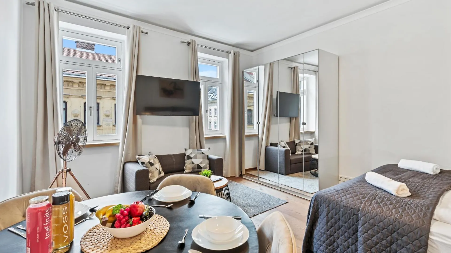 Apartment Stylish Studio, Smart Tv, 2 Beds Vienna